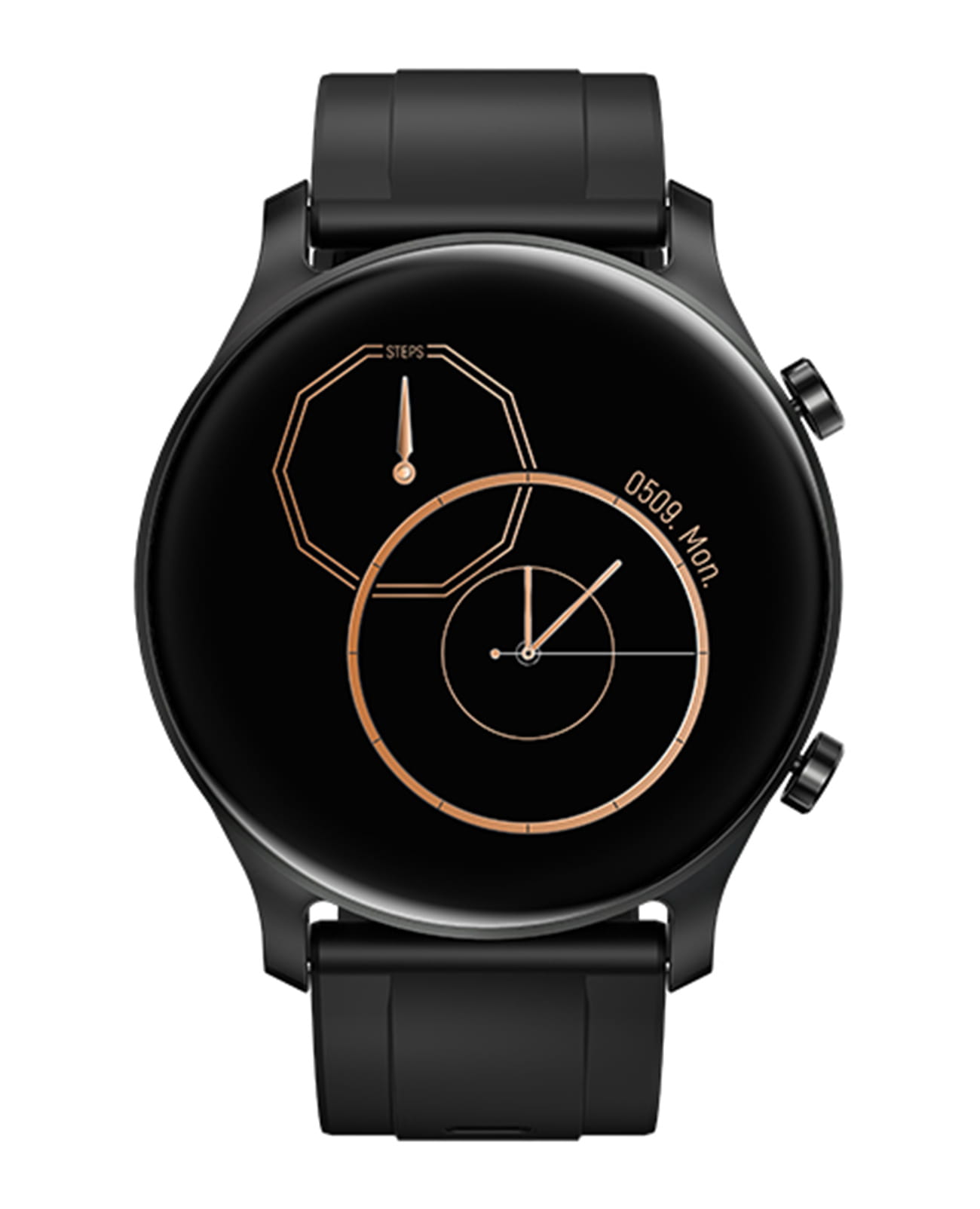 Haylou RS3 LS04,   мужские часы на браслете силикон боковой вид
